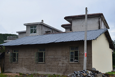 gray asa roof sheet for Old House Renovation