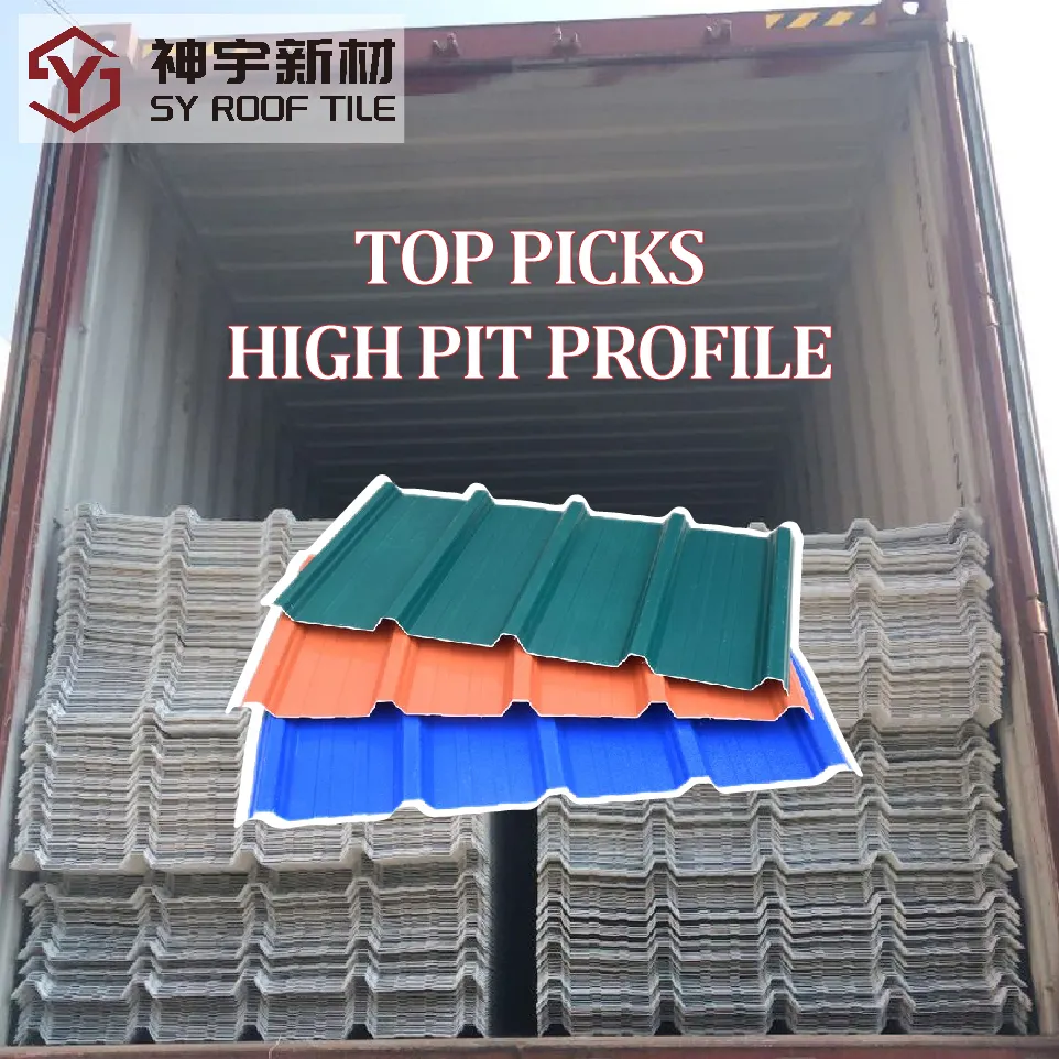 Non-Toxic PVC Roofing Tiles for Factory Building Roof